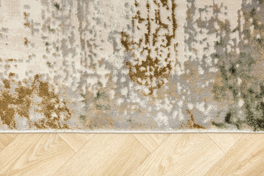Dywan Verano H523A cream/l.green Krem Szary Zielony Abstrakcja Beton