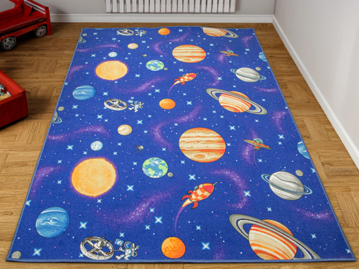 Dywan Dziecięcy Galaxy Galaktyka Komos Rakiety Planety
