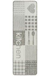 Antypoślizgowy Dywan FLEX 19053/P19 Beż Krem Kitchen