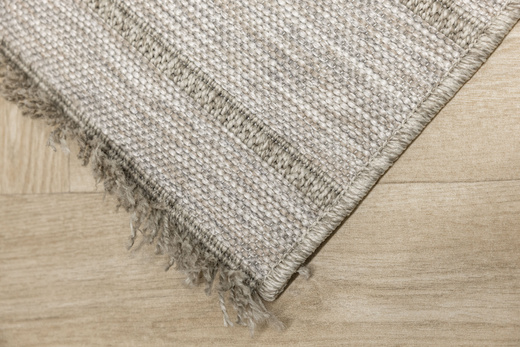 Dywan Sznurkowy Oria 82VH7-Y Beż Szary Prostokąty Gruby Splot