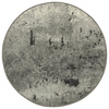 Okrągły Dywan Marl 19 Szary Beton Marmur