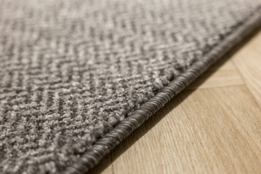 Dywan Monza-Special 277 Szary Jodełka Zygzaki Filc