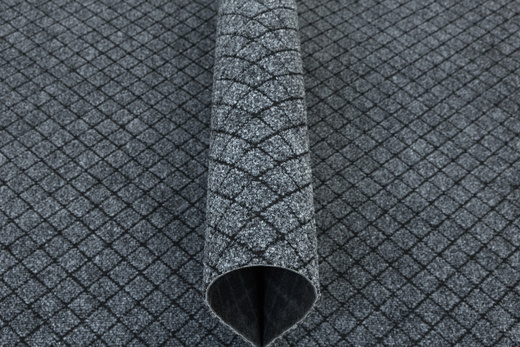 Podgumowany Chodnik Wycieraczka Lider 1402 URB Szary Romby szerokość 100 cm