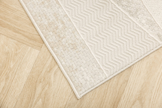 Dywan Illusion H007A cream/l.greyHB Szary Krem Beż Lśniący Linie