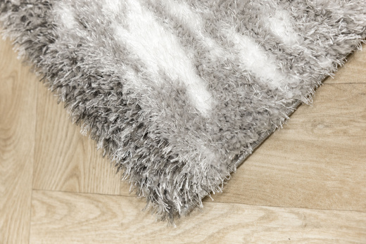 Dywan Shaggy Puffy P387 grey/antracite Szary Beton Abstrakcja