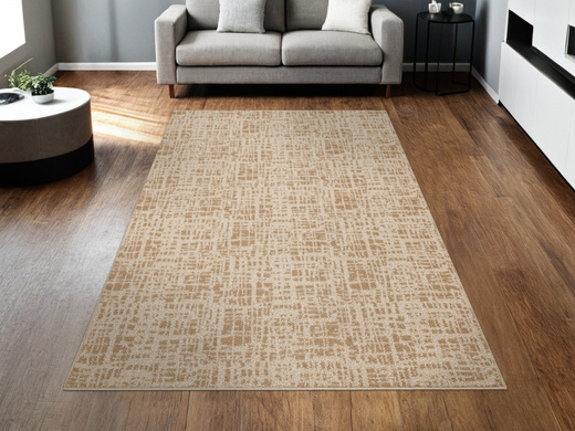 Wykładzina Traffic 68 Beige Beż Brąz Kratka Melanż szerokość 4 m