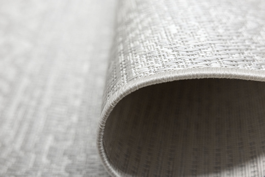 Dywan Sznurkowy Haga 04196A cream/l.grey Szary Krem Ornament Romby Outdoor