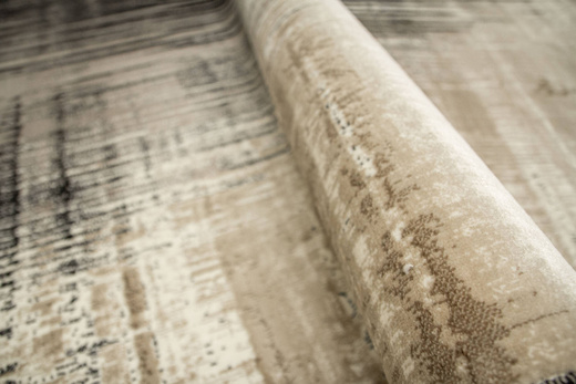 Dywan Studio E103B Szary Czarny Beż Linie