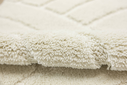 Dywanik Łazienkowy Antypoślizgowy Sash Krem Pasy