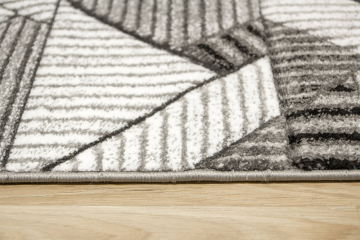 Chodnik Amelia A632A Grey Szary Linie Paski Kreski szerokość 80 cm