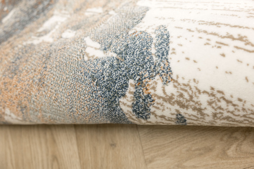 Dywan Argent 14717 O11 Orange Niebieski Pomarańczowy Marmur