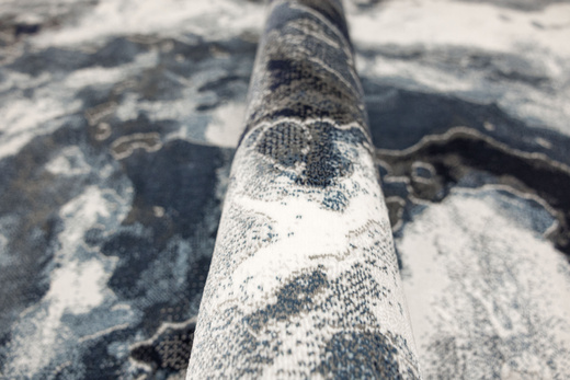 Dywan Argent 15094 U11 Blue Niebieski Szary Marmur