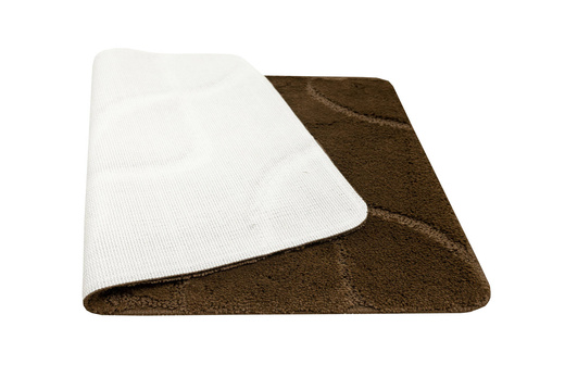 Dywanik Łazienkowy Antypoślizgowy Ivona Brown Brąz Linie