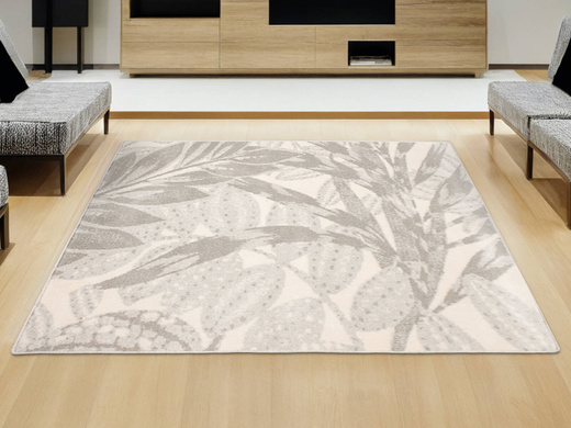 Wełniany Dywan Isfahan-M Zamio Popielaty Wełna Liście Palm