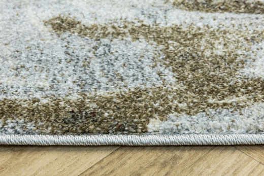 Dywan Ponte N852A l.grey/cream Brąz Szary Listki