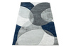 Dywan Kandy N390A N390A l.grey/navy Szary Granatowy Elipsy Fryz