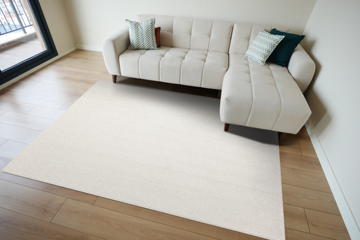 Wykładzina Destiny 100 Ivory Krem na filcu szerokość 4 m