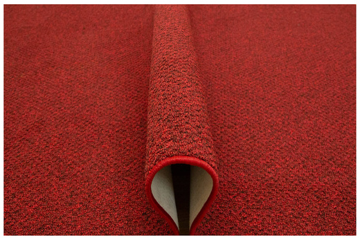 Dywan Pętelkowy Stockholm 35 Czerwony Czarny Melanż