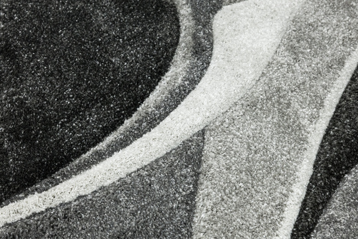 Dywan Kandy N402A m.grey/antraci Fale Abstrakcja Szary Grafit Fryz