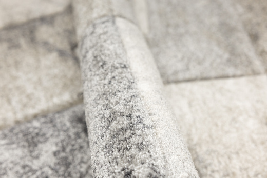 Dywan Daisy Carving 7428B m.grey/l.bej Krem Beż Szary Prostokąty