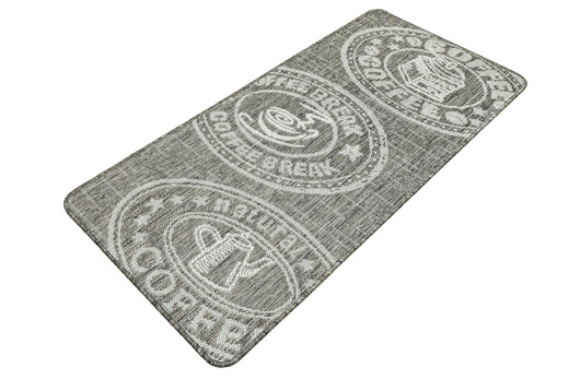 Antypoślizgowy Dywan FLEX 1907/P91 Brąz Szary Coffee