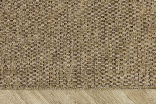 Dywan Sznurkowy Ella ST049A brown/brown Beż Brąz Jodełka Outdoor