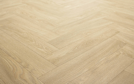 Wykładzina PCV Feelings Laurel Oak 116M Beż Brąz Parkiet Jodełka szerokość 3 m