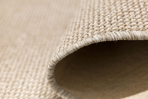 Dywan pętelkowy Hercules 1413 Beż Krem Paski Prążki na filcu