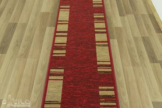 Antypoślizgowy Chodnik Adagio 31 bordo szerokość 67 cm