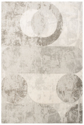 Wełniany Dywan Isfahan-M Fris Popielaty Wełna Geometryczny