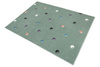 Dywan Dziecięcy C275b green/cream Zieleń Kropki Bańki
