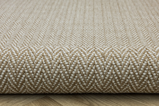 Dywan Sznurkowy Ella ST033A cream/cream Beż Krem Jodełka Outdoor