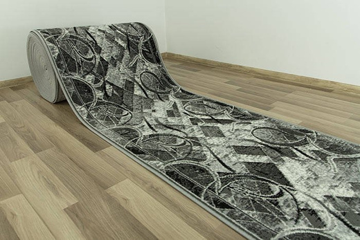 Chodnik Gold 336/18 szary szerokość 80 cm