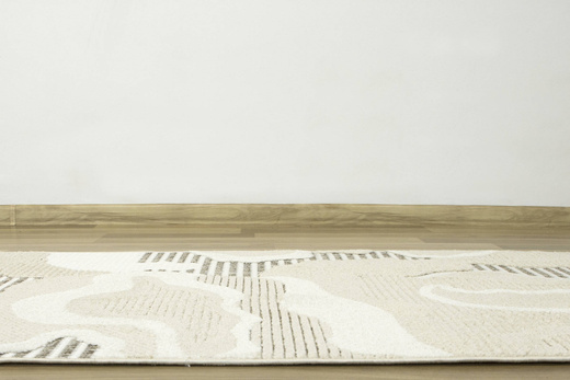 Chodnik Sznurkowy Stella D419A beig Beż Kremowy Abstrakcja szerokość 100 cm