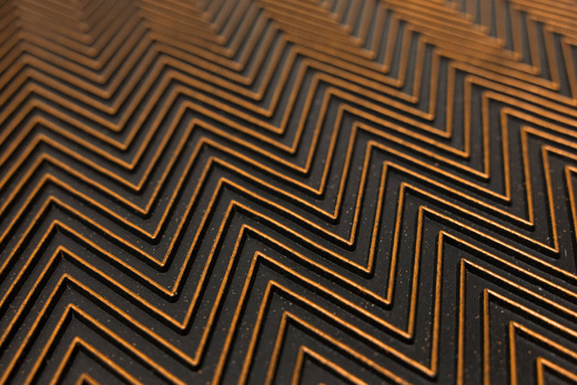 Wycieraczka gumowa kolor M58 dwustronna antypoślizgowa brąz czerń jodełka karo