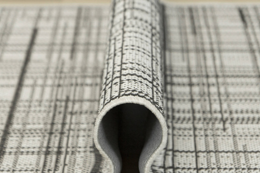 Antypoślizgowy Chodnik 19171/08 grey Szary Kratka szerokość 80 cm