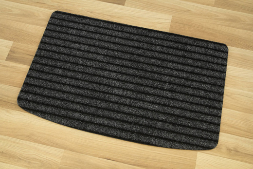 Antypoślizgowa Wycieraczka Doormats Paski Grafit Czarny