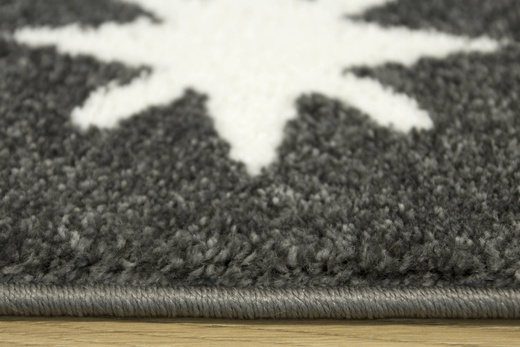 Dywan Lima 9572A d.grey/cream Szary Kremowy Gwiazdy Nocne Niebo