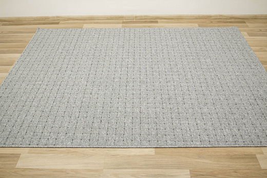 Dywan Pętelkowy Zembla 73 Szary Grafit Kratka