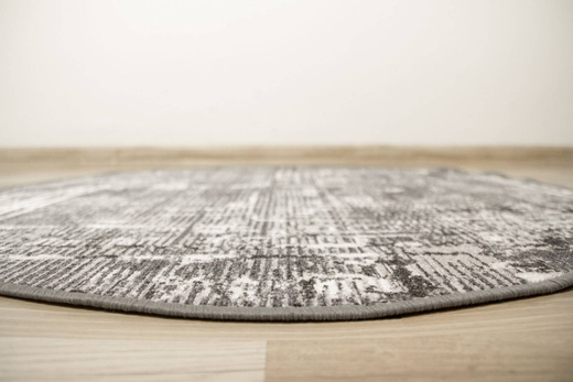 Antypoślizgowy Okrągły Dywan Astral 19 Szary Beton