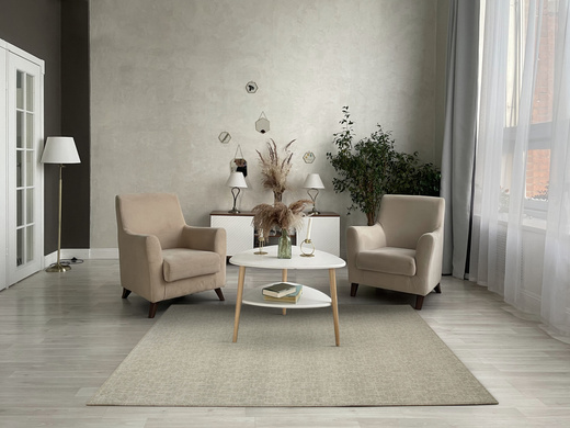 Wykładzina Alto 73 Melanż Jasny Szary szerokość 4 m