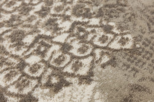 Okrągły Dywan Galya GAK11A brown/brown Beż Krem Boutique