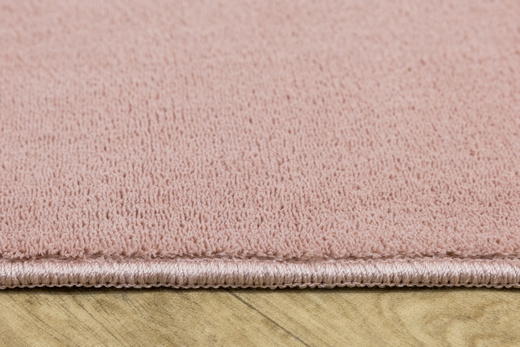 Dywan Plush Rosa Antypoślizgowy Pudrowy Róż Rabbit