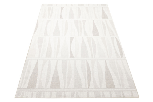 Dywan Sznurkowy Haga 04726A l.grey/cream Krem Beż Szary Fale Outdoor