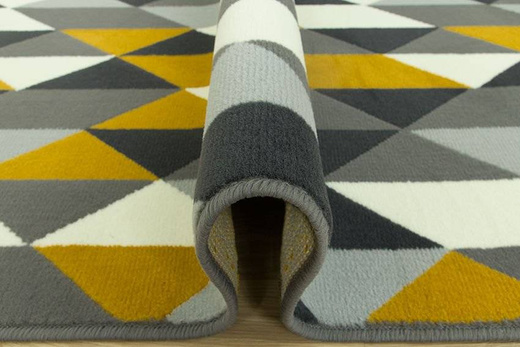 Dywan Luna 503652/89915 Żółte Trójkąty