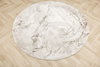 Okrągły Dywan Nantes NT071A Vizon/Vizon Szarobeżowy Marmur