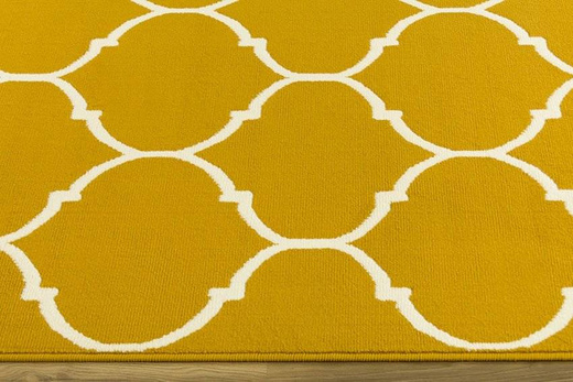 Dywan LUNA 502682/89955 mustard koniczyna