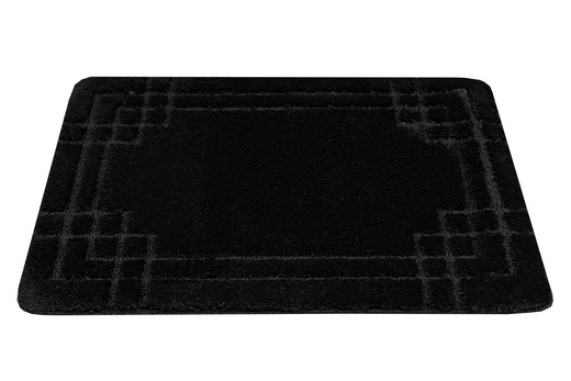 Dywanik Łazienkowy Antypoślizgowy Sego Black Czarny Prostokąty Mozaika