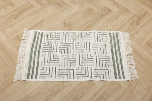 Dwustronny Dywanik Chodniczek Orient 40x70 1 Green Zieleń Krem