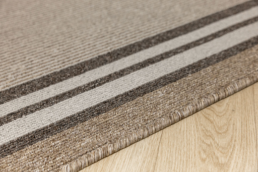 Chodnik Colorado 5412 Brąz Beż Pasy szerokość 67 cm